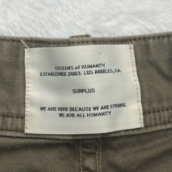 Citizens Of Humanity Women’s Agni Utility Trousers Mid Rise Cropped Relaxed 27 - Picture 8 of 10